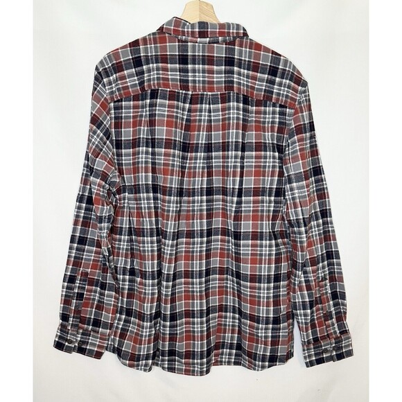 Alesbury 100%‎ Cotton Blue Plaid Button Up Shirt Regular Men's SIZE LARGE NWOT - Picture 2 of 11